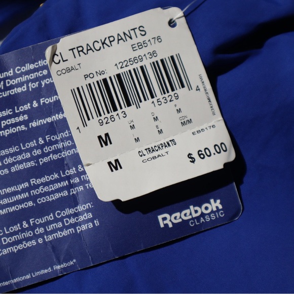 NWT Reebok Classic Track Pants - Picture 3 of 7